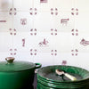 Cowboy Delft Tile
