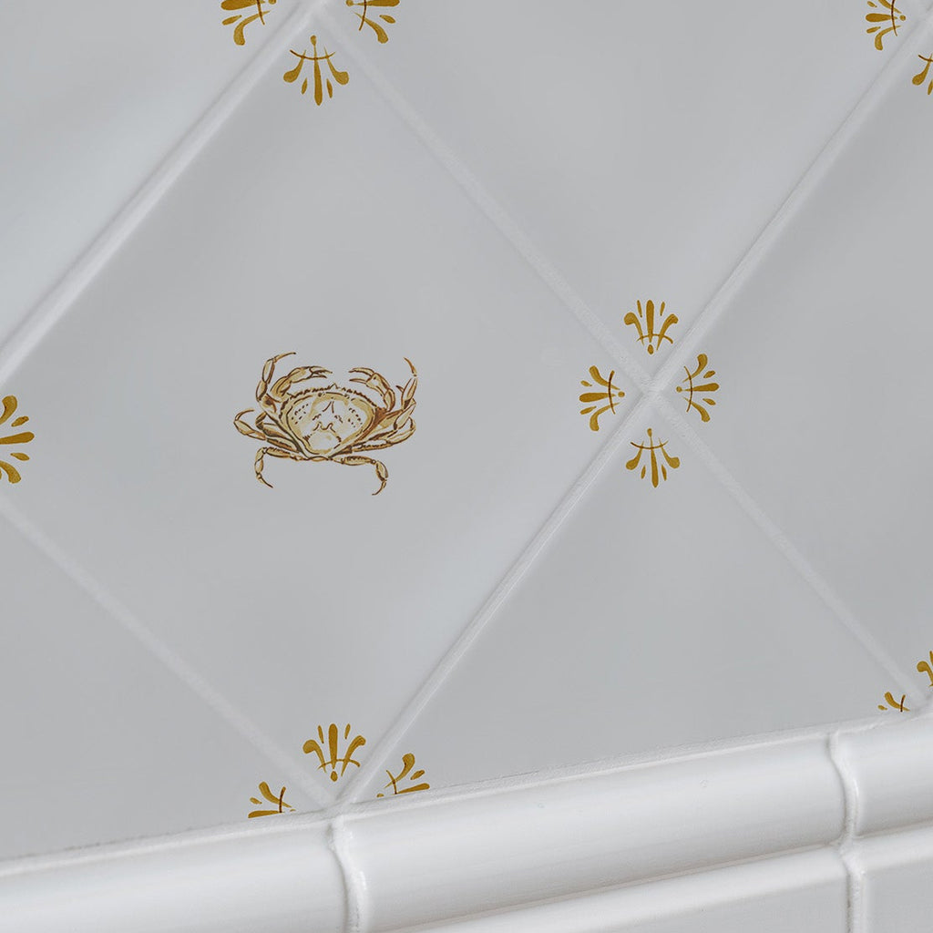 Crab Delft Tile