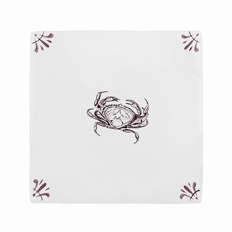 Crab Delft Tile