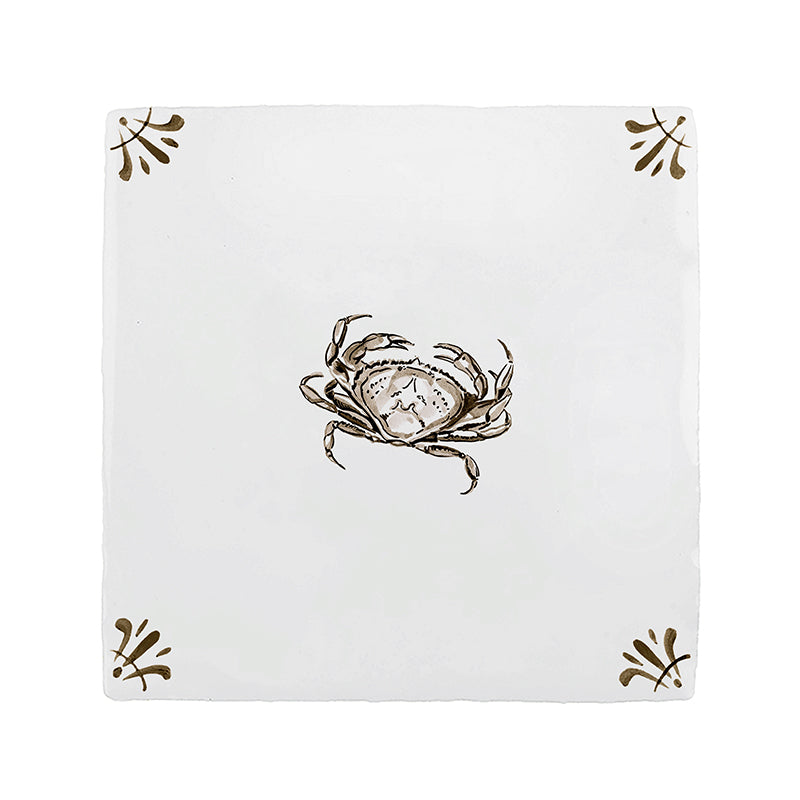 Crab Delft Tile