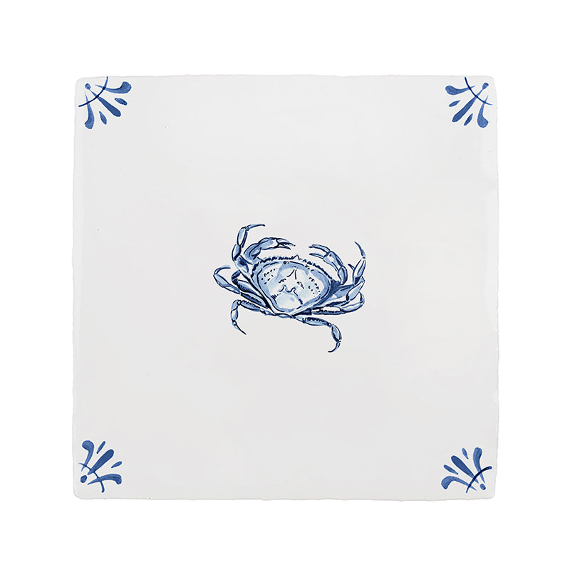 Crab Delft Tile