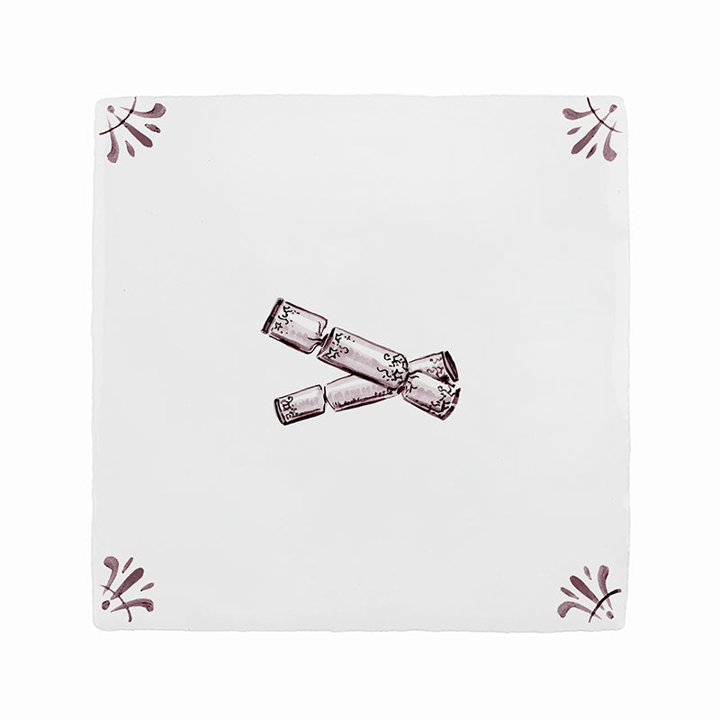 Crackers Delft Tile