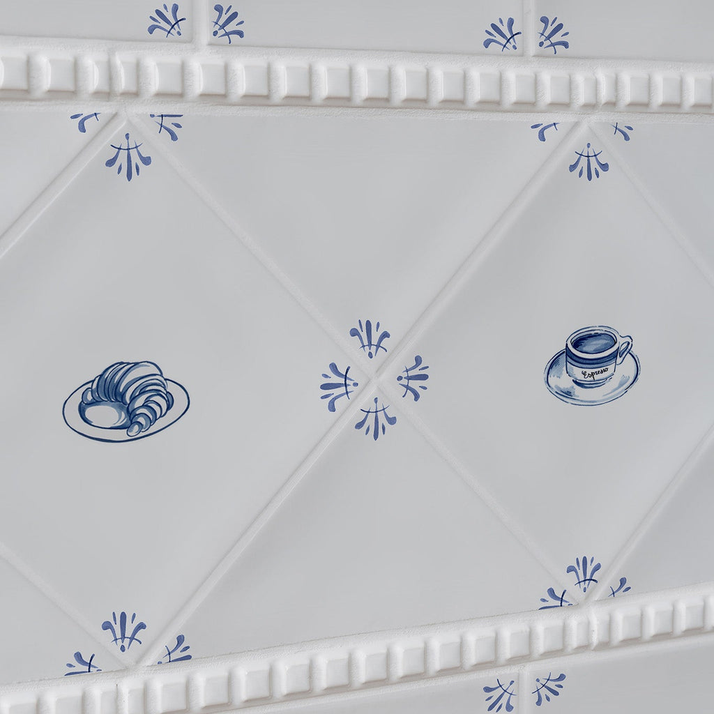 Croissant Delft Tile