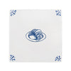 Croissant Delft Tile