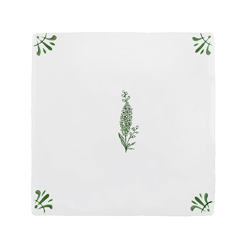 Delphinium Delft Tile