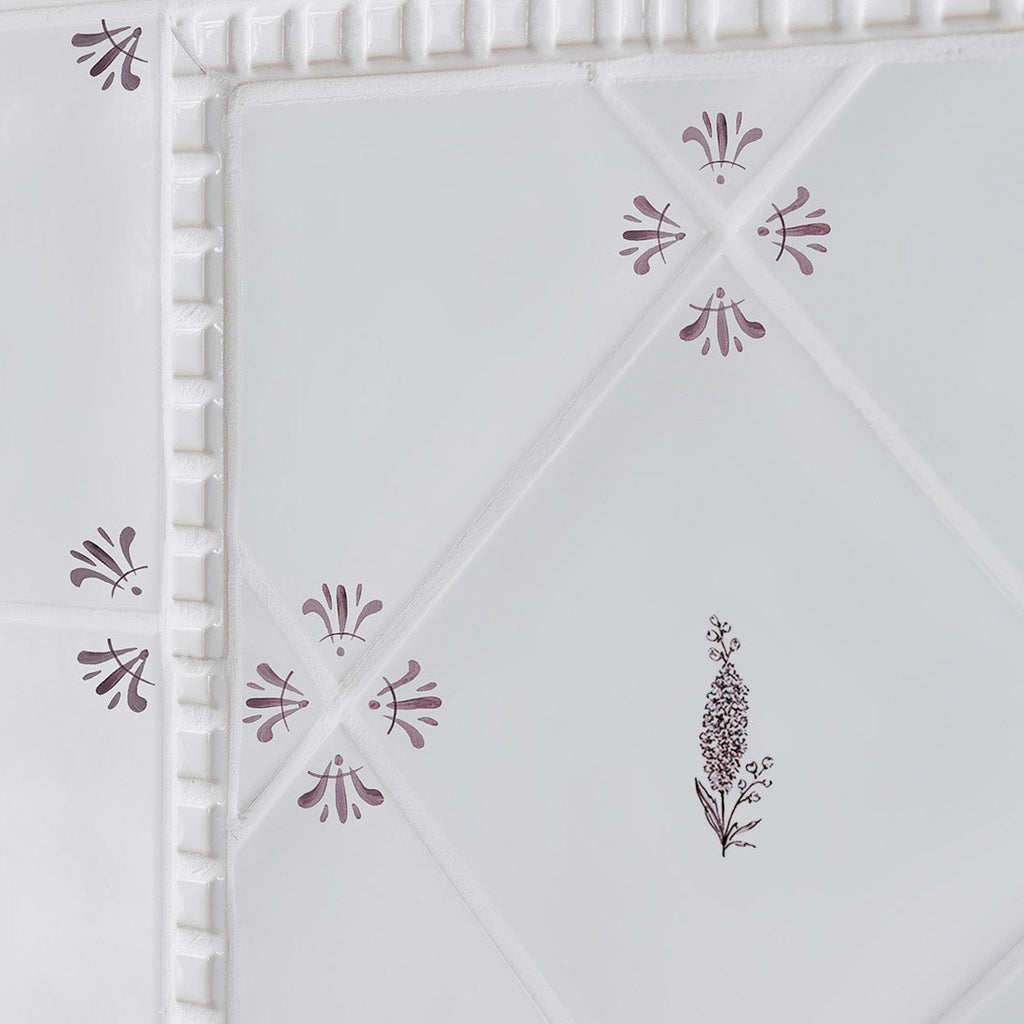 Delphinium Delft Tile