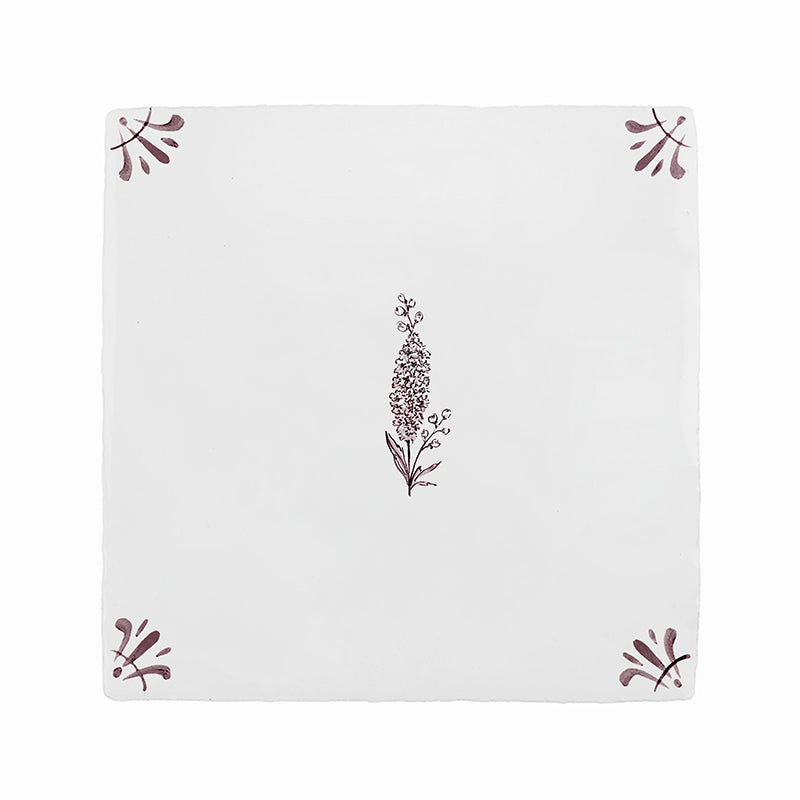 Delphinium Delft Tile
