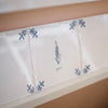 Delphinium Delft Tile, Gold Lustre