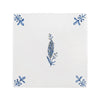 Delphinium Delft Tile, Gold Lustre