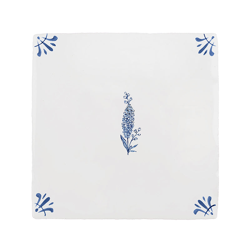Delphinium Delft Tile