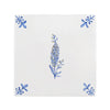 Delphinium Delft Tile, Gold Lustre