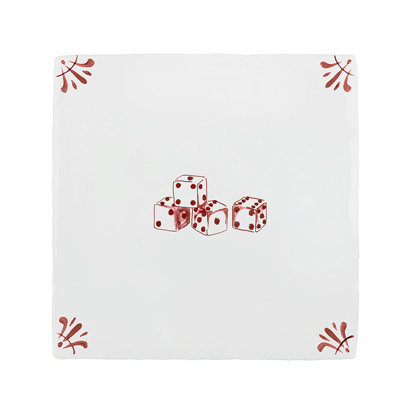 Dice Delft Tile