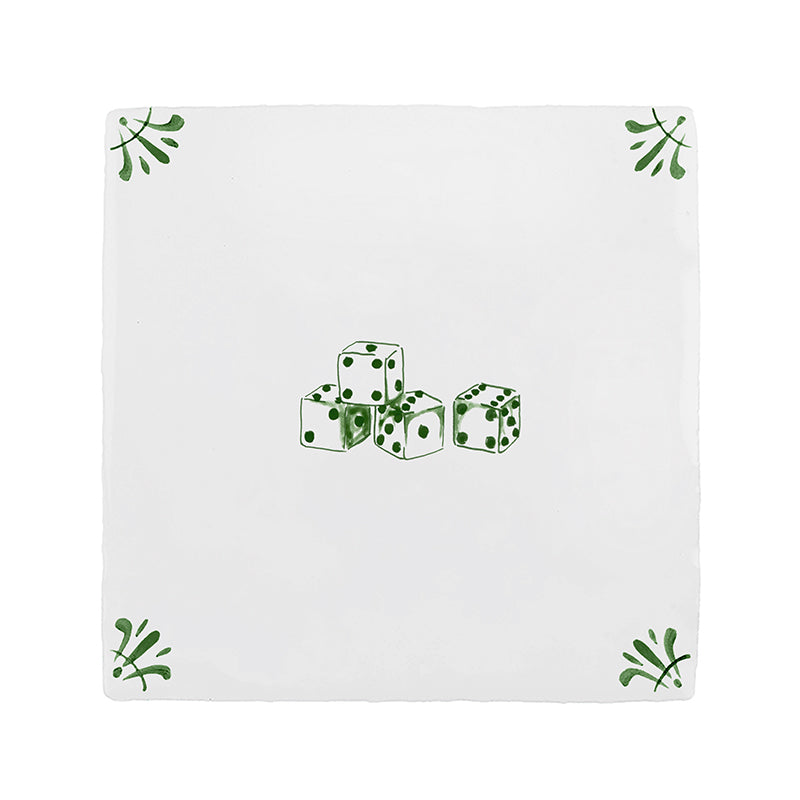 Dice Delft Tile