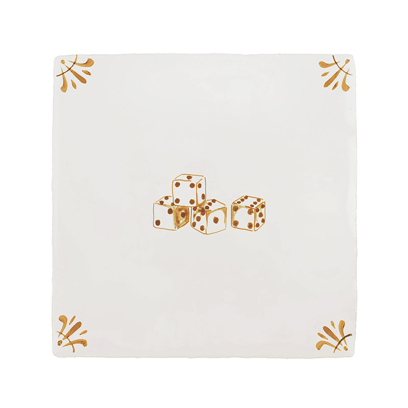 Dice Delft Tile