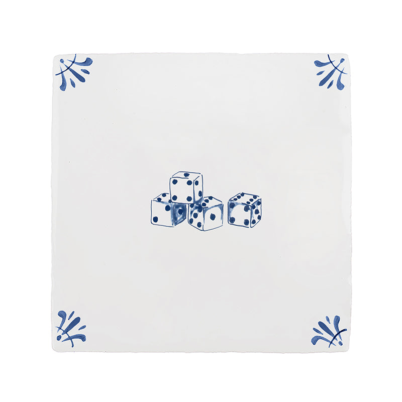 Dice Delft Tile