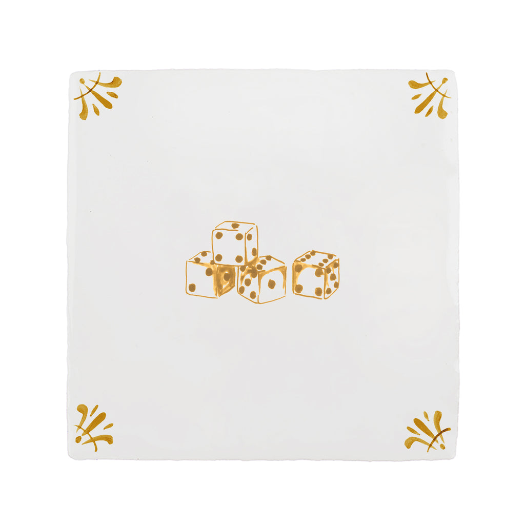 Dice Delft Tile