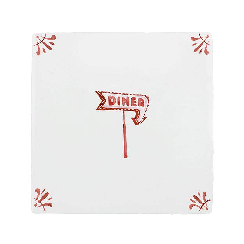 Diner Delft Tile