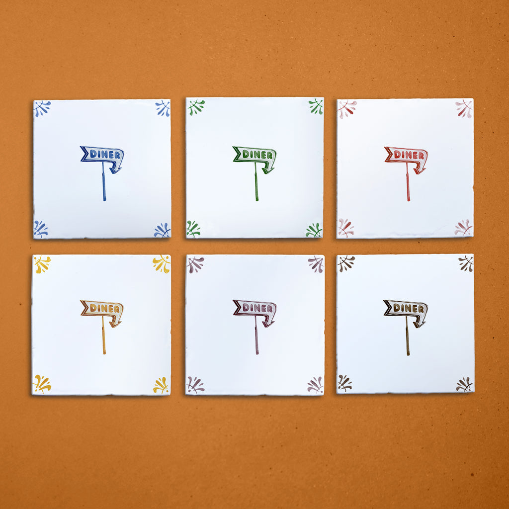 Diner Delft Tile