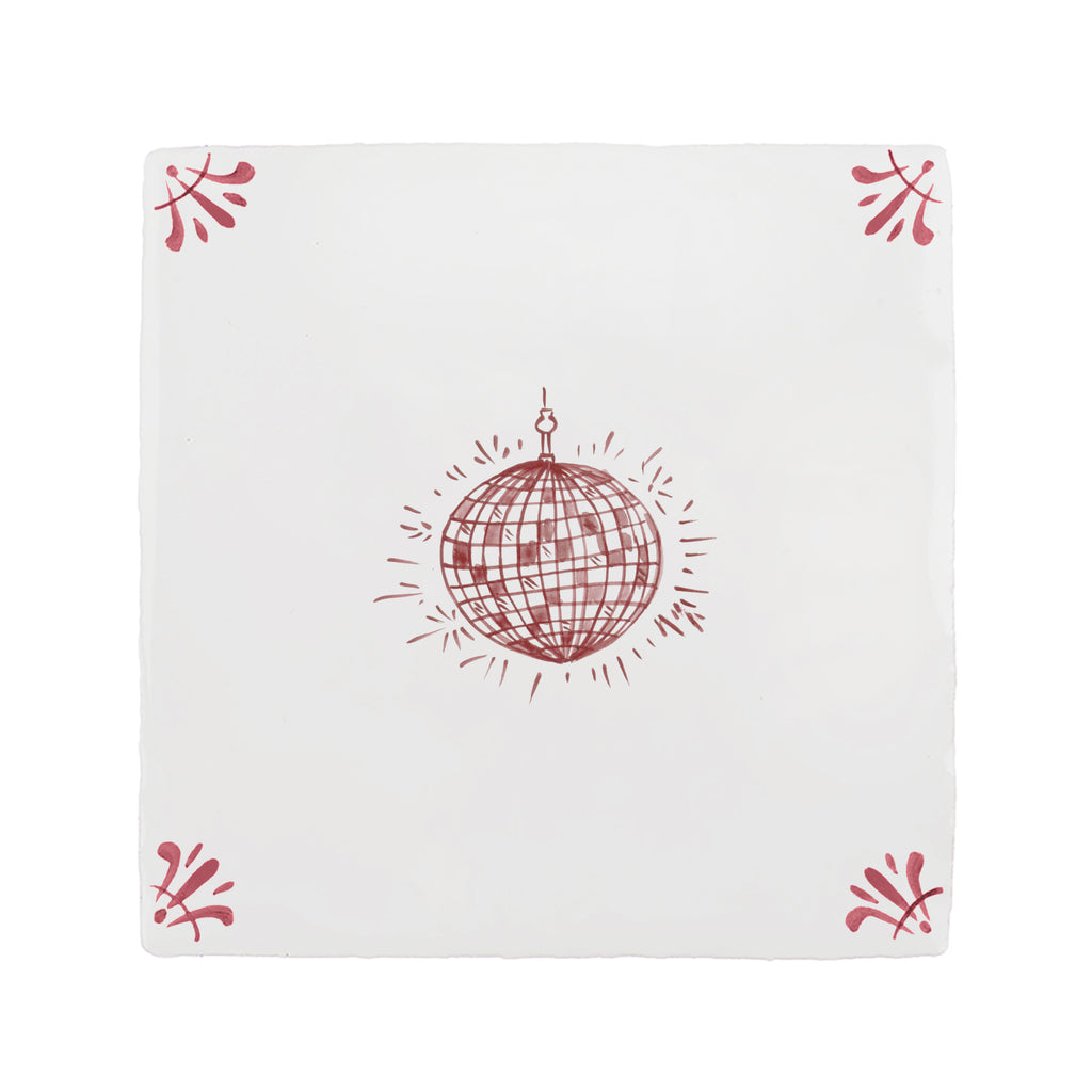 Disco Ball Delft Floor Tile