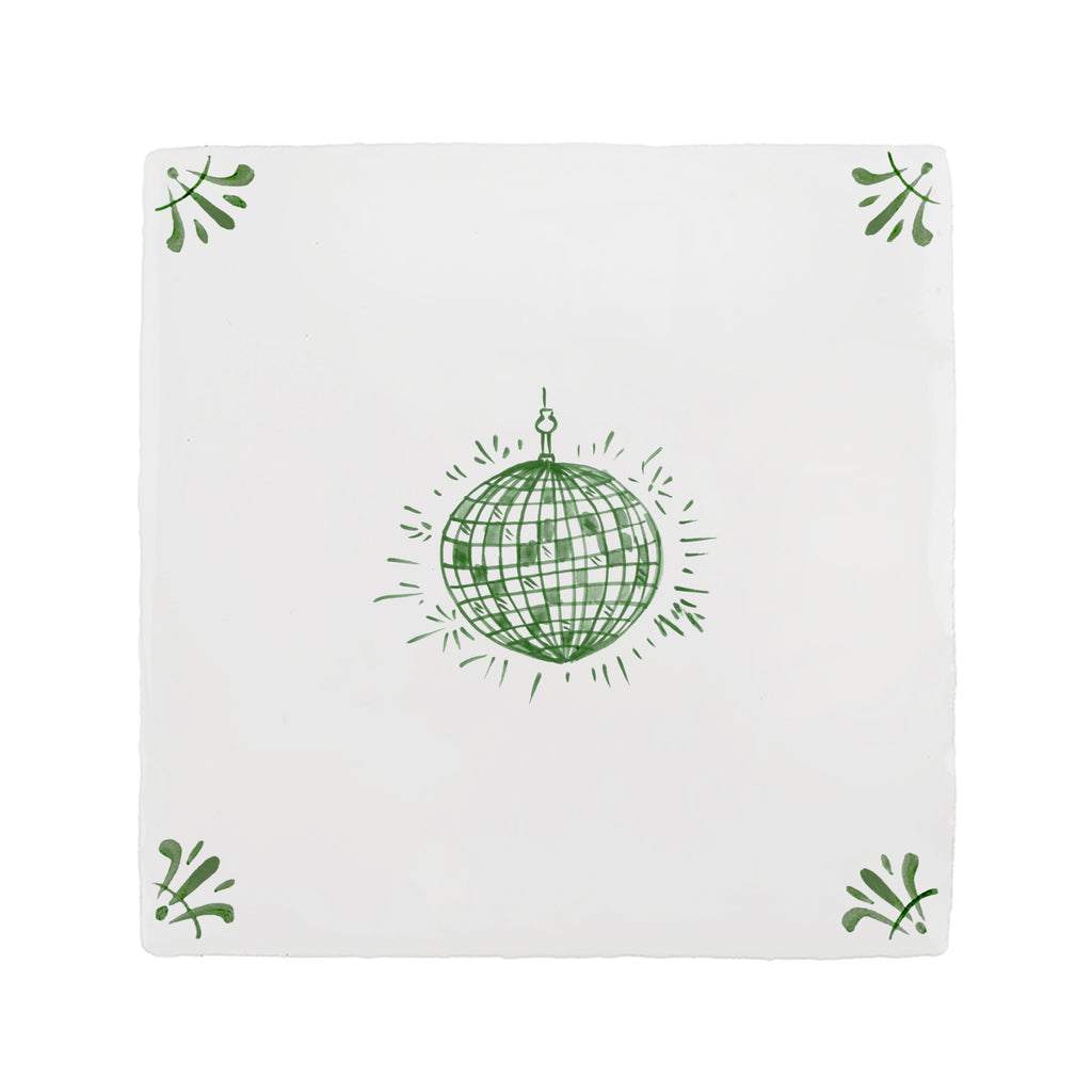Disco Ball Delft Floor Tile