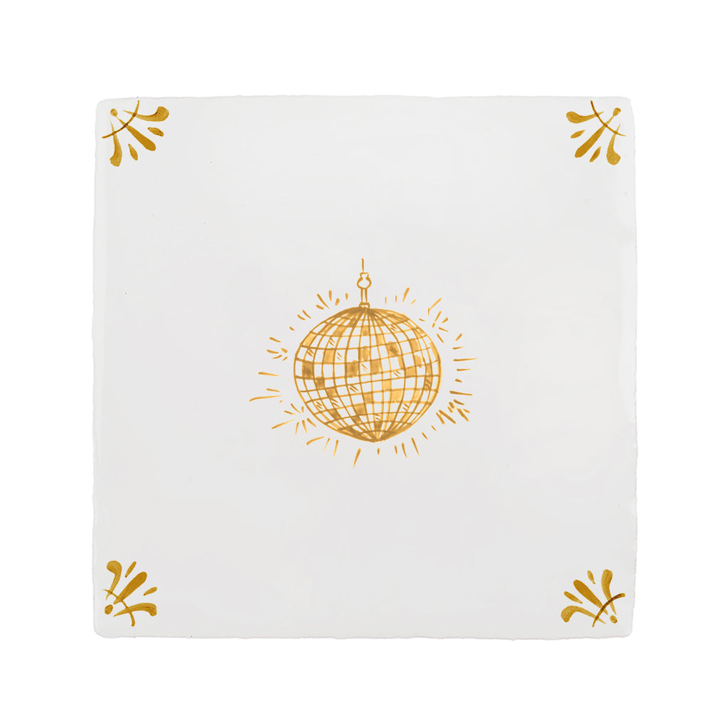 Disco Ball Delft Floor Tile