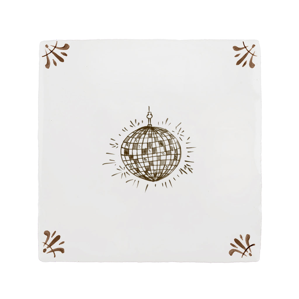 Disco Ball Delft Floor Tile