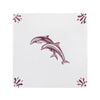 Dolphins Delft Tile
