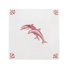 Dolphins Delft Tile