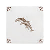 Dolphins Delft Tile