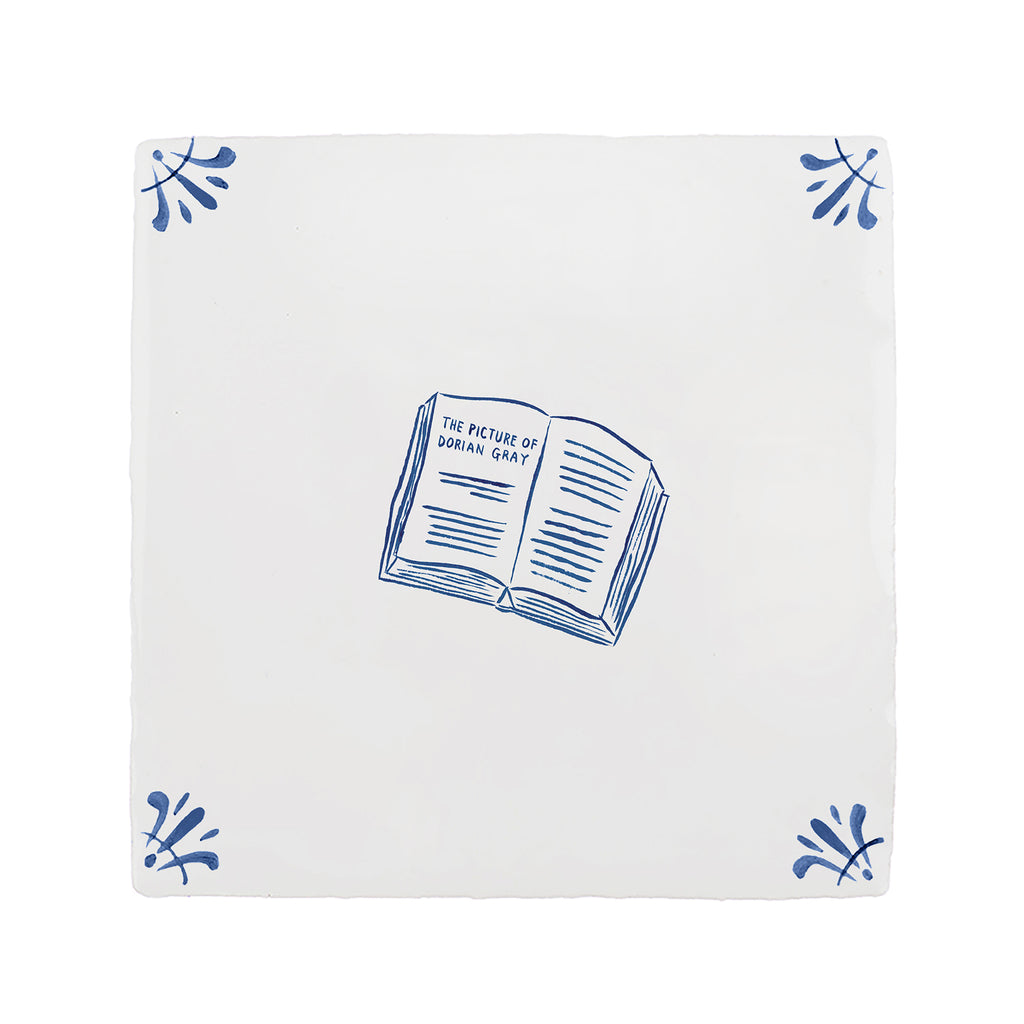 The Picture of Dorian Gray Delft Tile