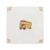 Double Decker Bus Delft Tile