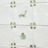 Mistletoe Delft Tile