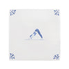 Downward Facing Dog Delft Tile