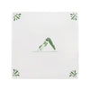 Downward Facing Dog Delft Tile