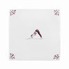Downward Facing Dog Delft Tile