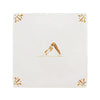Downward Facing Dog Delft Tile