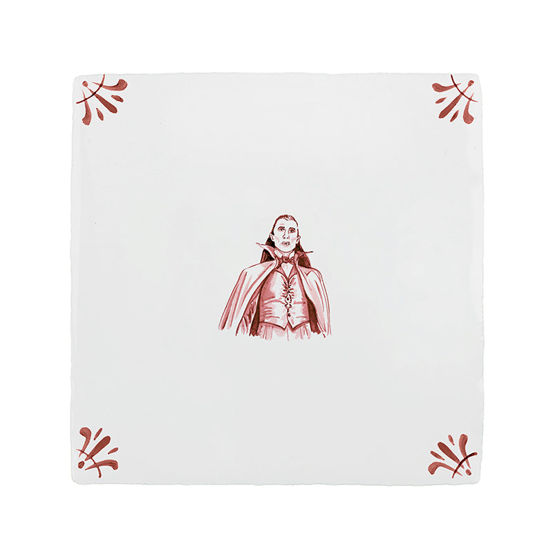 Dracula Delft Tile