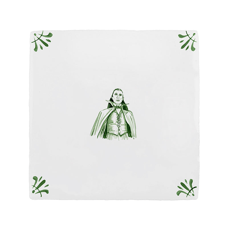 Dracula Delft Tile