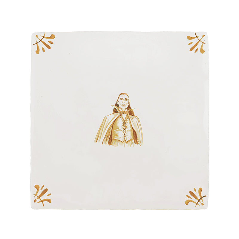 Dracula Delft Tile