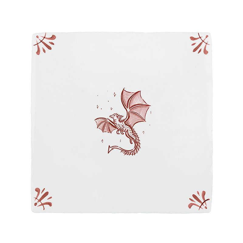 Dragon Delft Tile