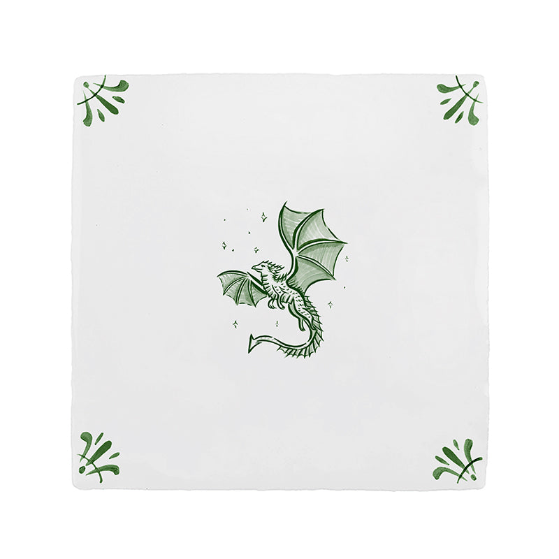 Dragon Delft Tile