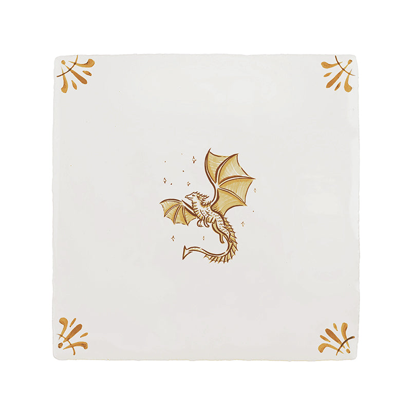 Dragon Delft Tile