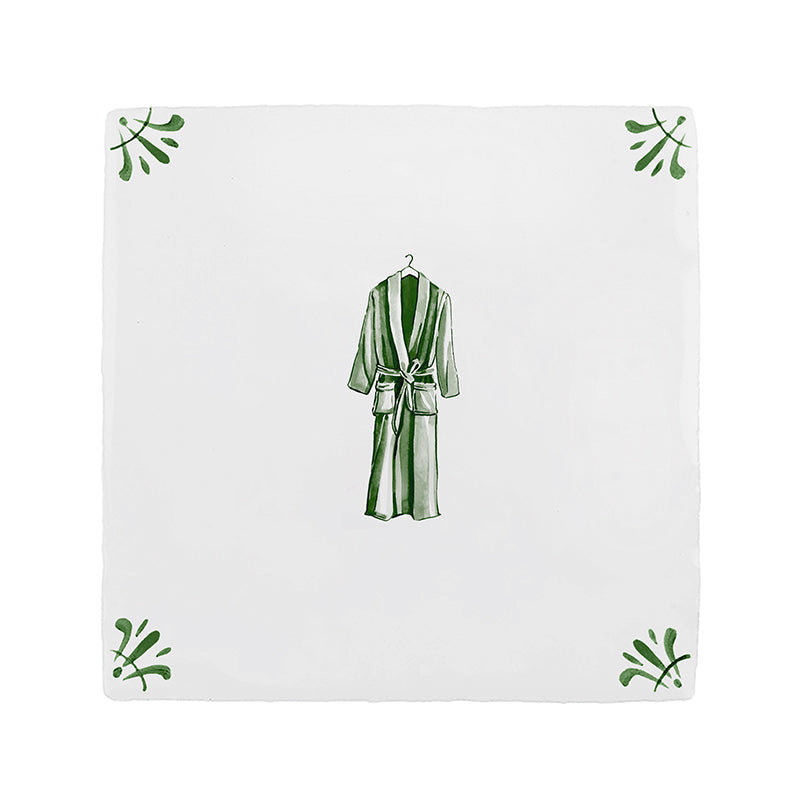 Dressing Gown Delft Tile