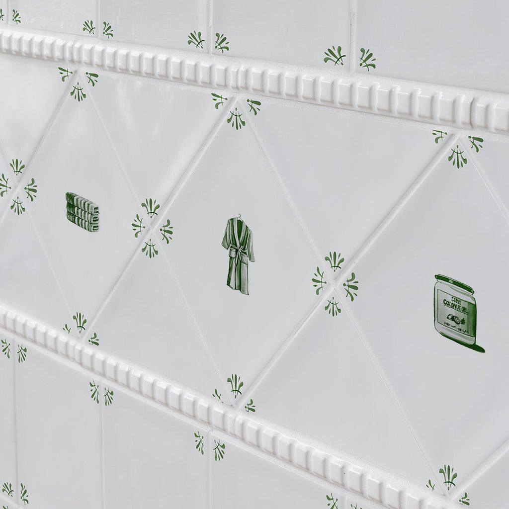 Dressing Gown Delft Tile
