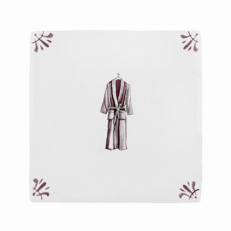Dressing Gown Delft Tile