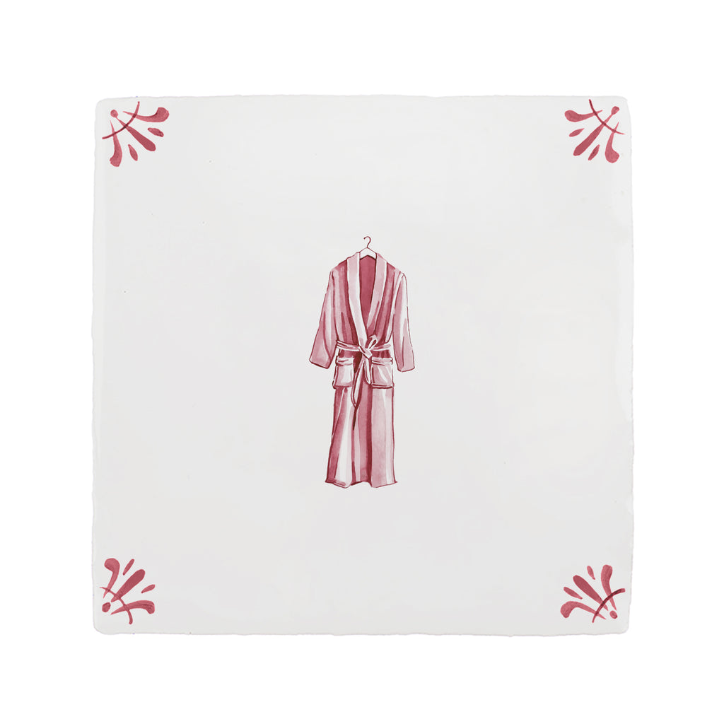 Dressing Gown Delft Tile