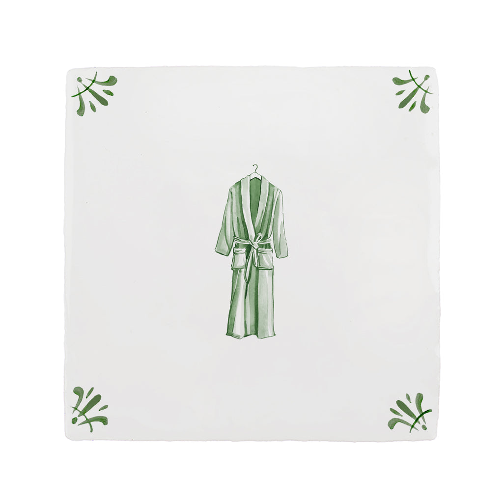 Dressing Gown Delft Tile