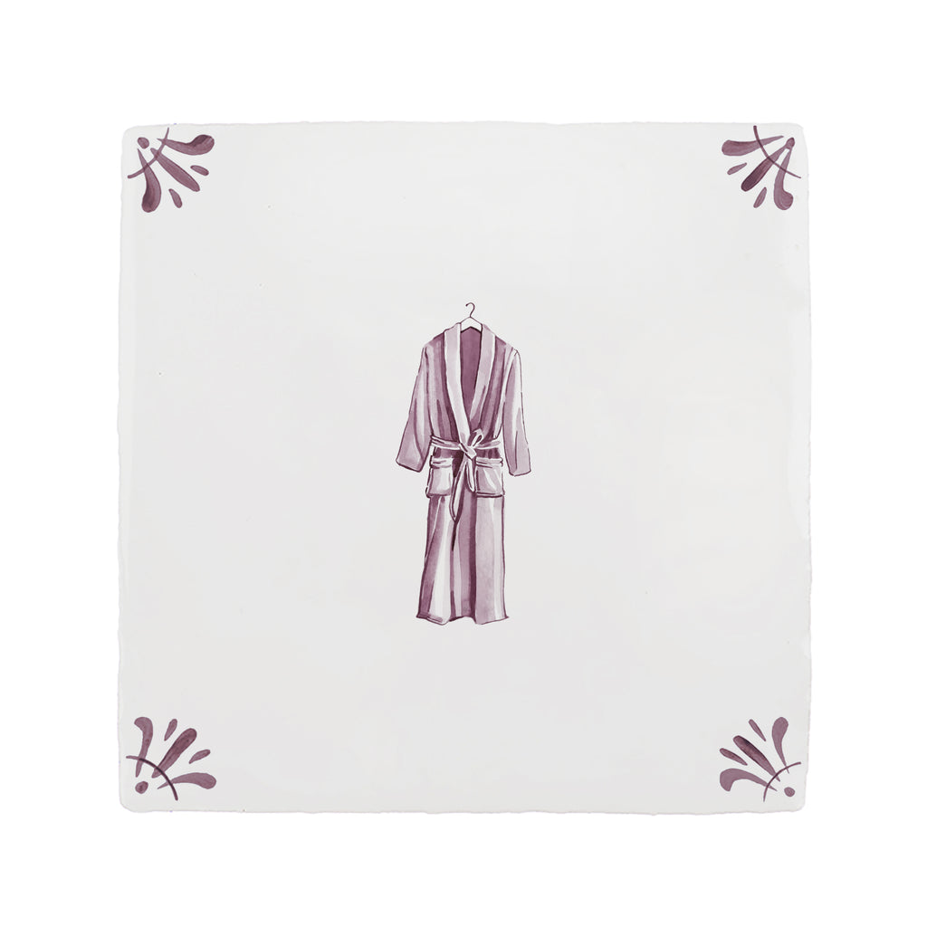 Dressing Gown Delft Tile