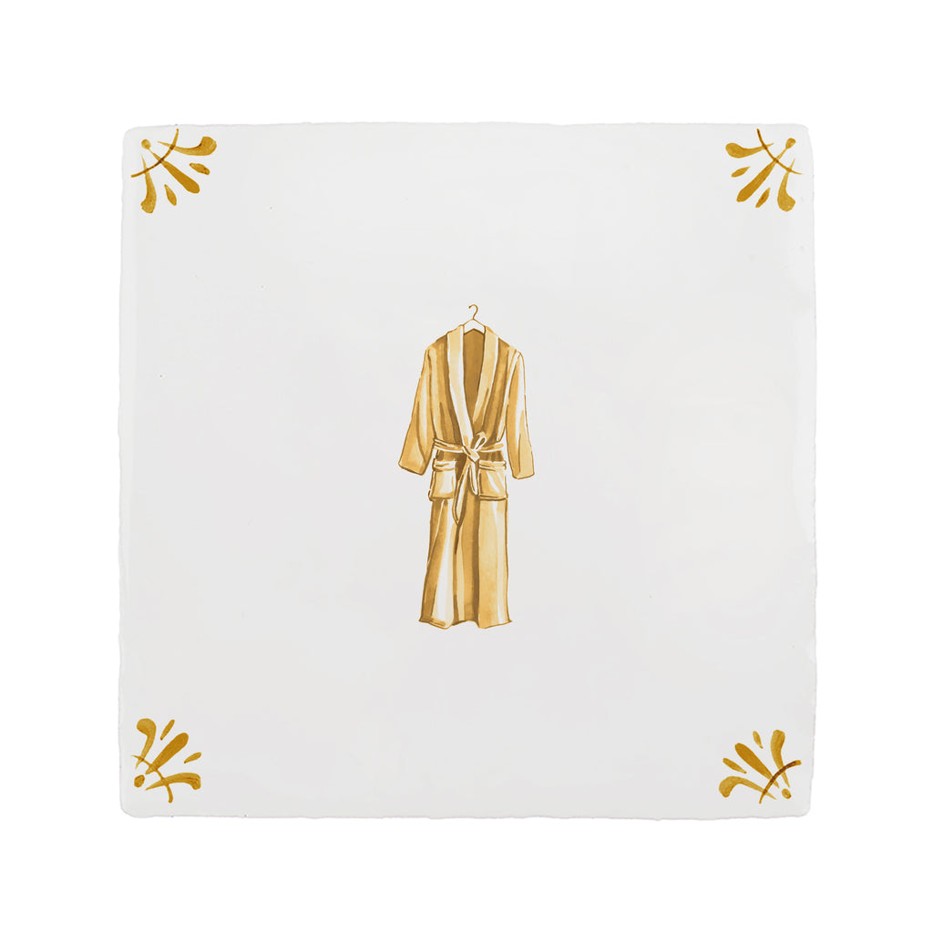 Dressing Gown Delft Tile