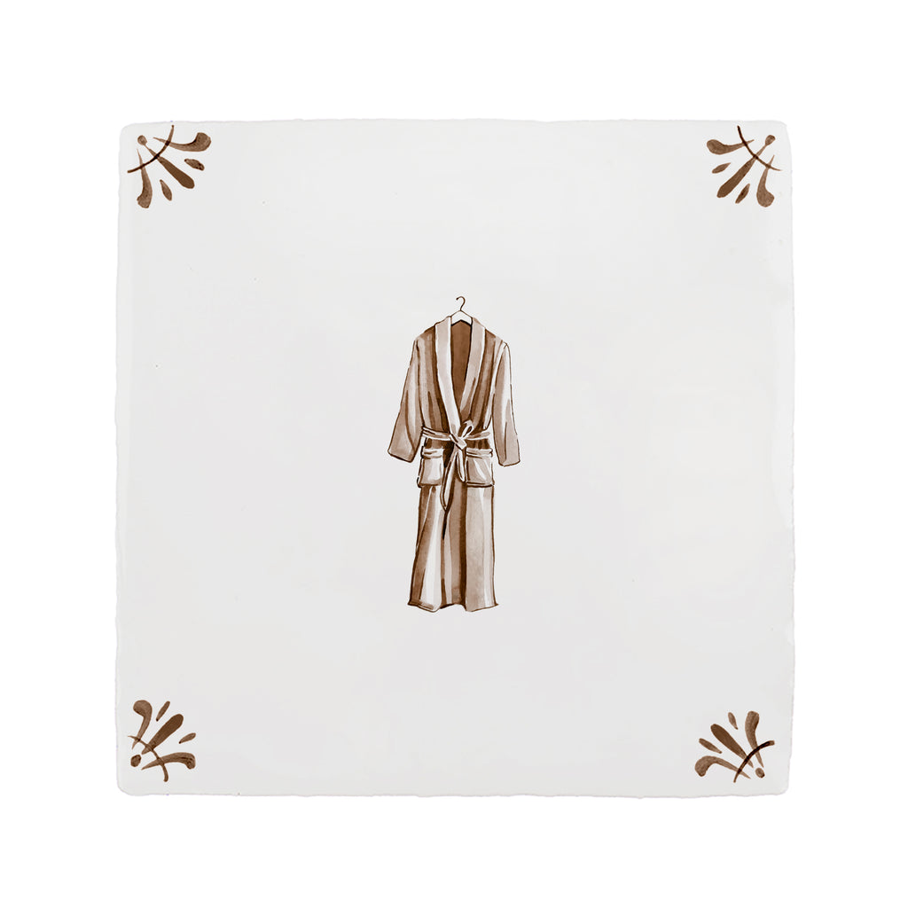 Dressing Gown Delft Tile